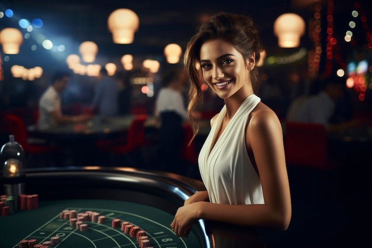 Live blackjack table view from slot london streaming studio